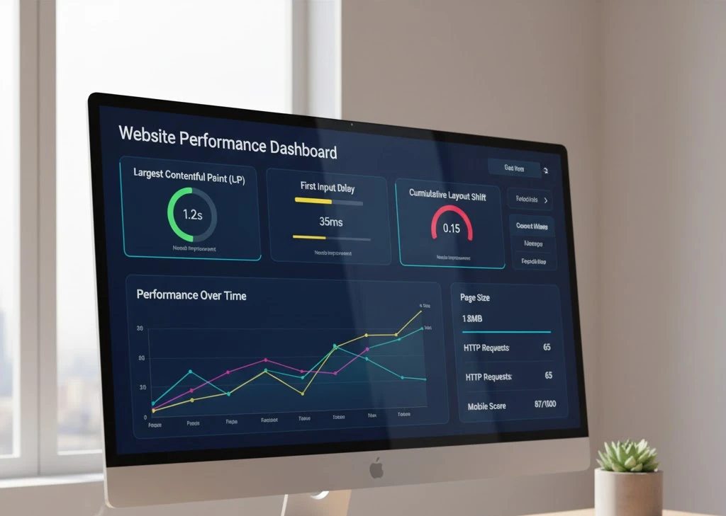 Website speed optimisation Mumbai Core Web Vitals metrics
