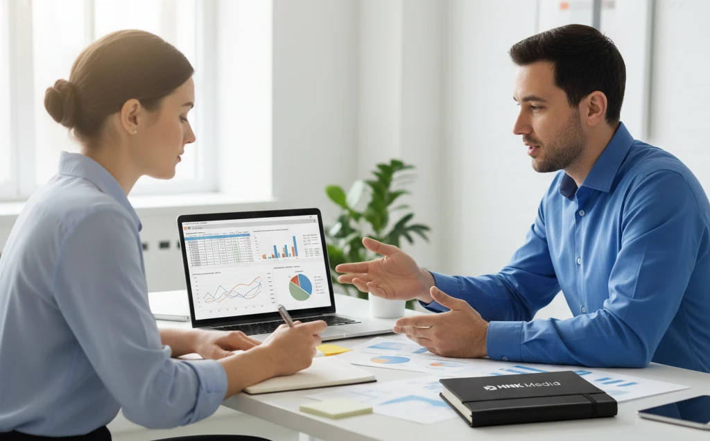 Client discussing pricing and transparency with web agency in Mumbai.