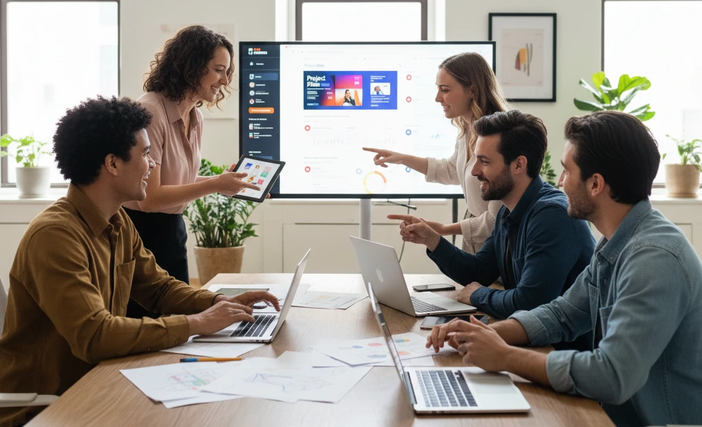 Web development and branding agency Mumbai team working together