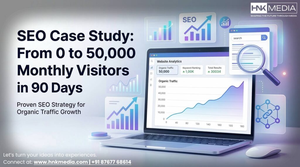 SEO Case Study: From 0 to 50,000 Visitors in 90 Days