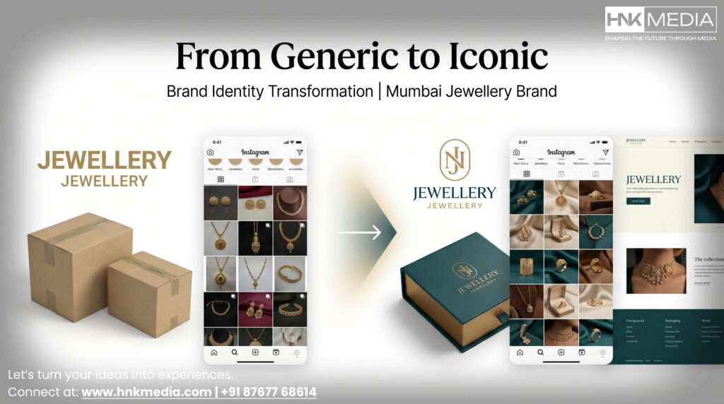 Before & After: How a Mumbai Jewellery Brand’s Identity Went from Generic to Iconic