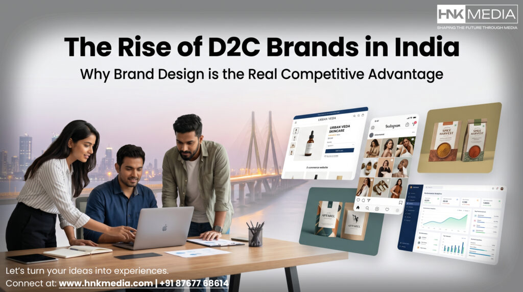 The Rise of D2C Brands in India and Why Brand Design is Their Biggest Competitive Advantage
