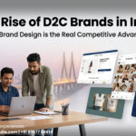D2C brands in India showcasing strong brand design, eCommerce website, social media presence, and digital branding strategy in 2026