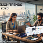 UI UX design trends India 2026 showing mobile app interfaces, multilingual UX, and modern startup design