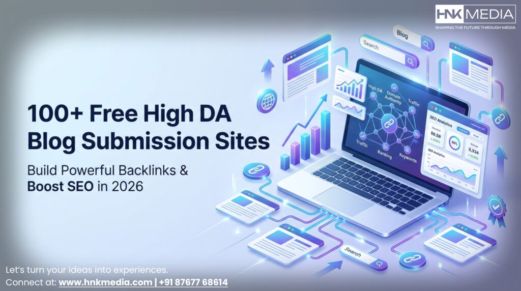 100+ free high DA backlink blog submission sites list for SEO growth