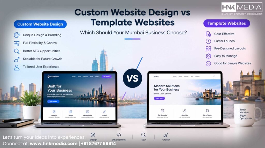 Custom Website vs Template: Which Is Better for Mumbai Businesses?